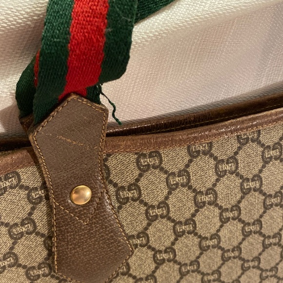 VINTAGE GUCCI GG PLUS Monogram TOTE Bag. - Picture 3 of 13